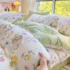 Bedding Four-piece Set, Cotton Pure Cotton Floral Quilt Cover, Bed Sheet Dormitory Three-piece Set