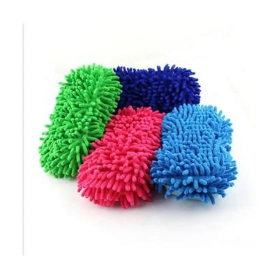 Cleaning Brush Tools Microfiber Sponge Product Cloth Towel Wash Gloves Car Wash Brus