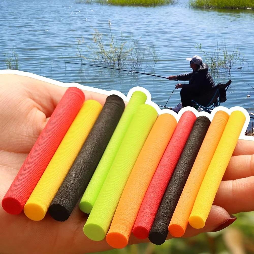 5pcs 8mm 6mm Carp Fishing Foam Sticks Cylinder Shape Fishing Zig Rig Foam Sticks Fly Tying