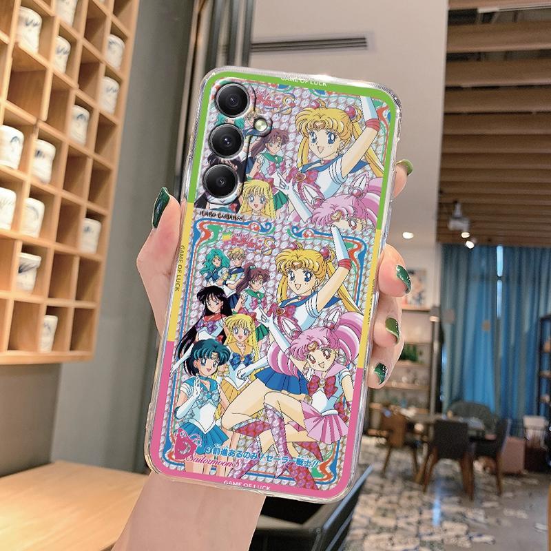 

Мягкий прозрачный силиконовый чехол с рисунком для девочек для Samsung A55 M35 S24 Xiaomi Redmi Note 13 Poco C65 iPhone, противоударный защитный чехол для камеры iPhone 13 Mini