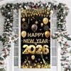 New Years Eve Party Supplies 2026 - New Years Decorations 2026 Door Cover, Happy New Year 2026 Banner, New Year Decorations for NYE Party Door