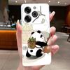 Phone Case For Tecno Pova 6 Pro 5G LI9 Case Tecno Pova 6 5G LI7 Back Cover Luxury Butterfly Flowers Transparent Soft TPU Casing