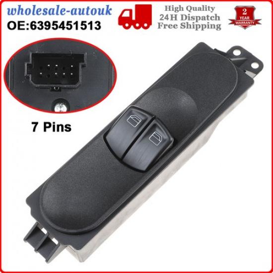 Electric Power Window Switch For Mercedes Vito Viano W639 6395451513 Driver Side