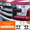 2x Car Front Bumper Headlight Grille Cover Trim for Ford F150 2015+ Accessories