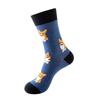 Stylish Mid-Calf Socks Men Women Animal Fruit Galaxy Print Casual Cotton