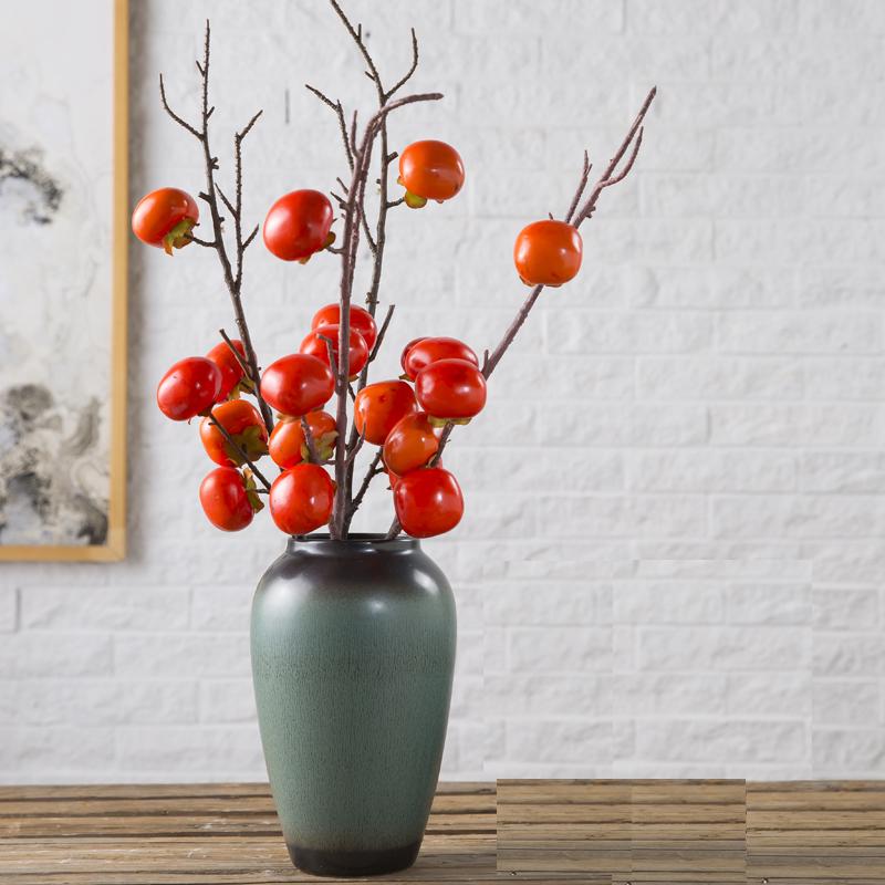 

American Retro Ceramic Vase for Living Room Decoration - Light Luxury Floral Arrangement Ornament