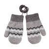 Warm Kids Winter Gloves Windproof Knitted Gloves Cute Children Mittens for 0-3 Years Old Toddler