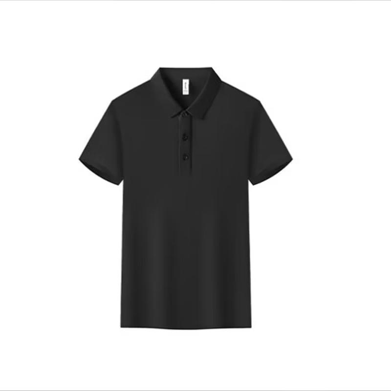 Qidingbao Premium Mulberry Silk Solid Polo Shirt L