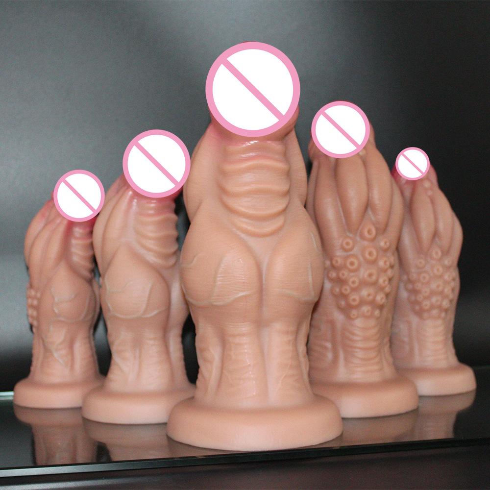 Manual Special-shaped Simulation Penis Masturbation Massage Anal Expander Prostate Stimulation