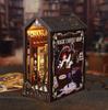 Diy Book Nook Wooden Dollhouse Furniture Light Kit Doll House Casa Miniature Accessories Handmade Wooden Toys Birthday Gifts