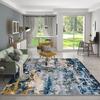 Abstract Large Area Carpet Living Room Nordic Style Decoration Sofa Area Rug for Bedroom Cloakroom Easy Clean Non-slip Floor Mat