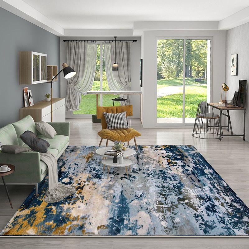 Abstract Large Area Carpet Living Room Nordic Style Decoration Sofa Area Rug for Bedroom Cloakroom Easy Clean Non-slip Floor Mat