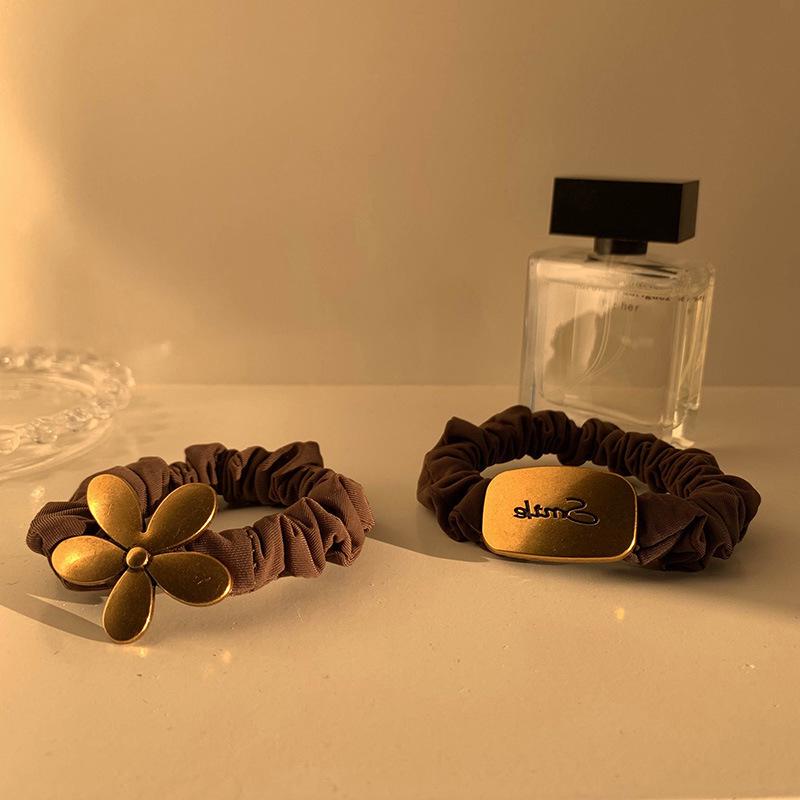 Happiness Flower: Second-Hand Elastic Hair Band - Cute, Elegant, and Versatile for All Styles