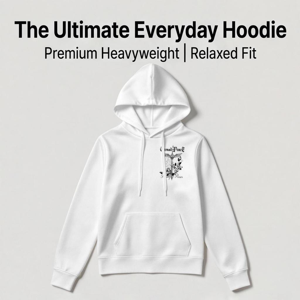 Men's 2D Graphic Hoodie, Breathable Soft Minimalist Design, Comfortable Versatile Casual Daily Wear, Fashion Pullover for Everyday Outfits