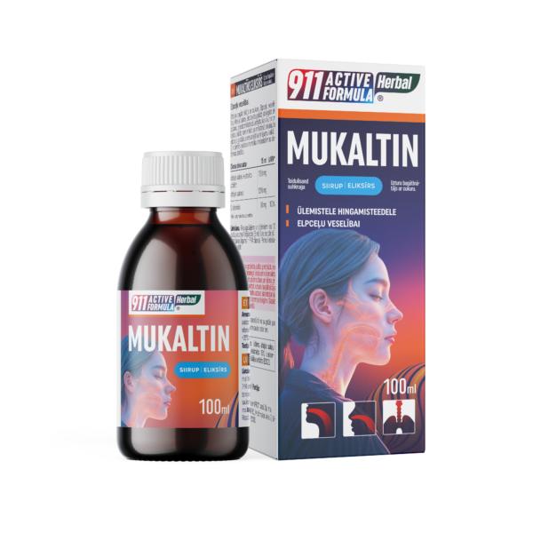 

911 Active Formula/Herbal Mukaltin syrup 100ml