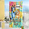 Halloween Party Cemetery Beach Towel High Absorbency & Quick-Dry Comfortable Lightweight