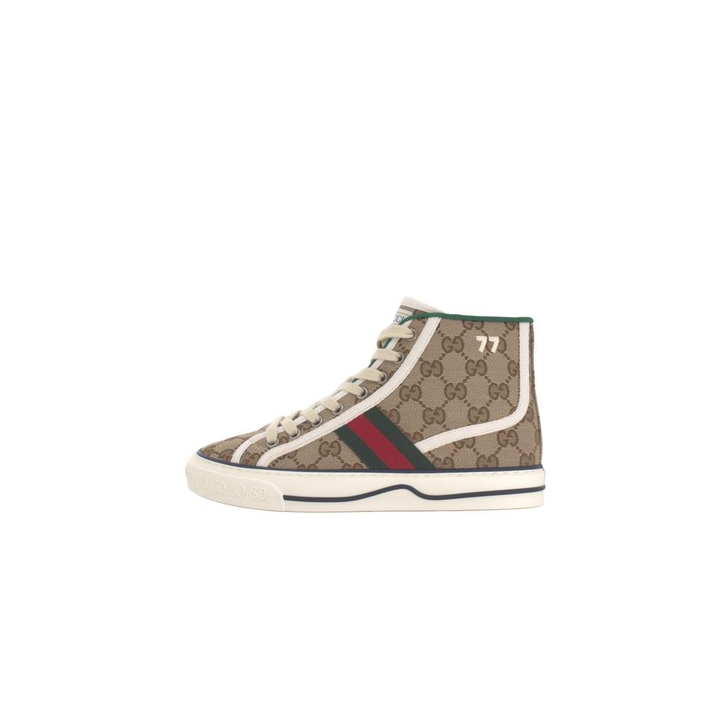 Gucci Wmns Tennis 1977 High 'Beige Ebony' Women's 627838 HVK70 9765