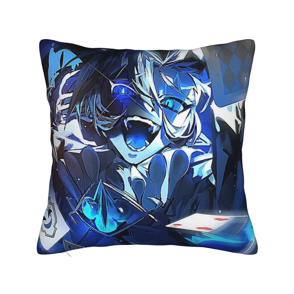 Shadow Milk Cookie Run Kingdom Square Pillow Covers Seat Cute Cartoon Anime Cushion Case Home Decoration Pillow Cover 45*45