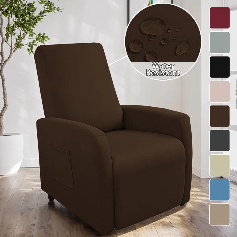 1pc Waterproof Recliner Sofa Cover Non-slip Sofa Covers For Living Room Single Sofa Chair Couch Cover Home Armchair Covers