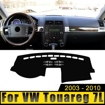 Car Dashboard Cover Avoid Light Anti-UV Carpet Non-Slip Mat For Volkswagen VW Touareg 7L 2003 2004 2005 2006 2007 2008 2009