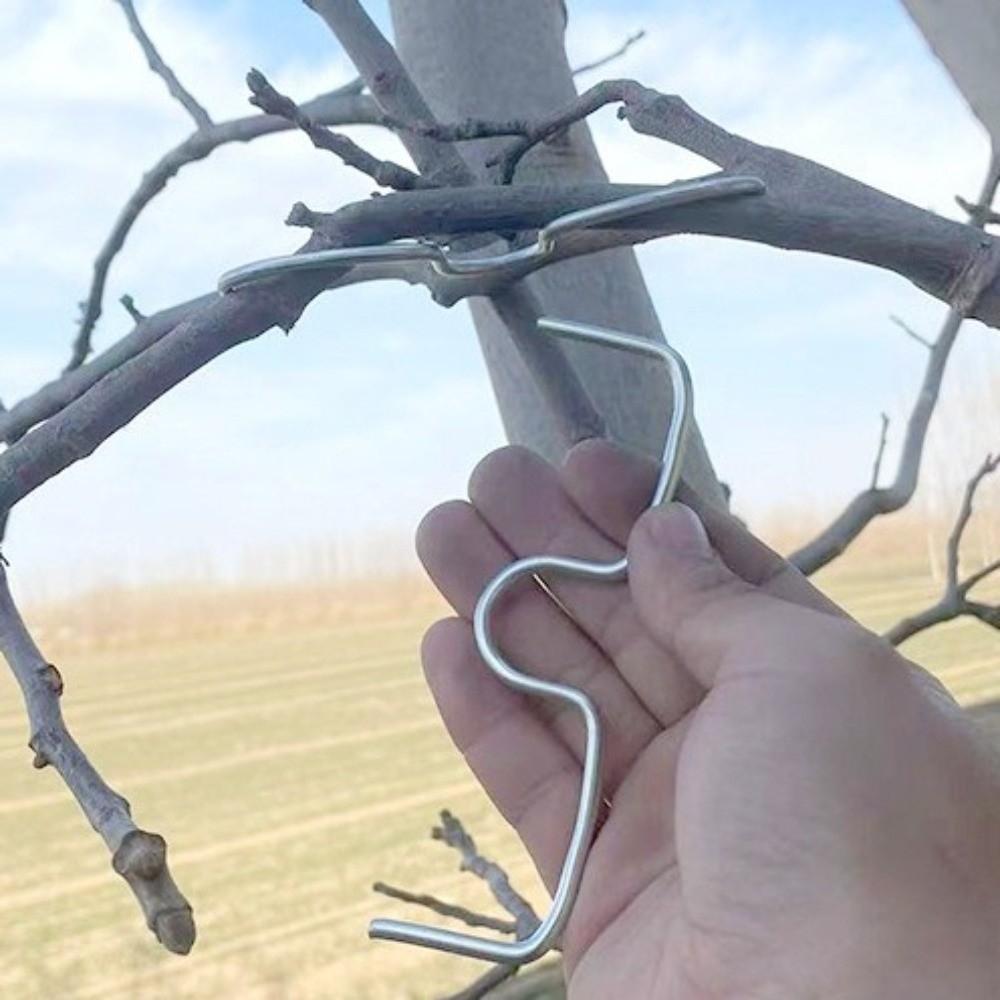 10Pcs Shape Fixator Branch Shaping Device Metal Branch Bending Tools Fruit Tree Training