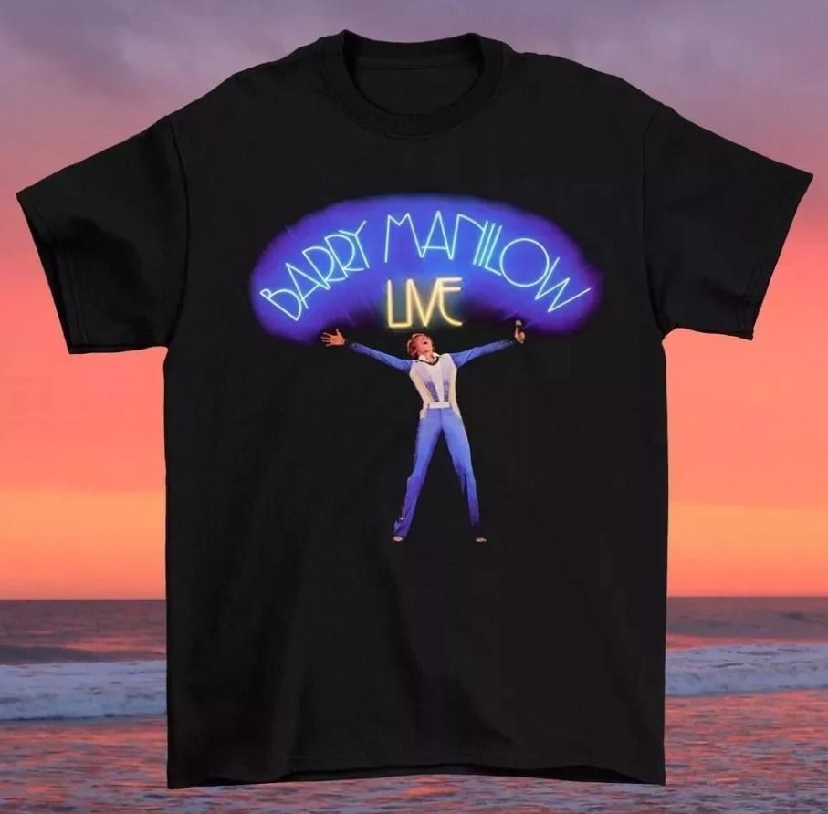 

Barry Manilow Live In Concert Tour T-shirt, size S-4XL M