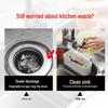 Hanging Sink Basket for Dish Drying, Food Scraps, and Vegetable Washing - Anti-Clog Design