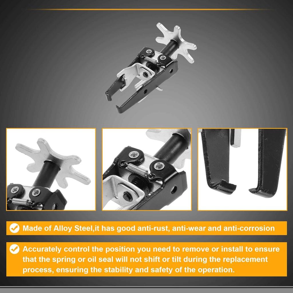 Overhead Spring Compressor Tool Alloy Steel Valve Spring Compressor for Valve Spring Installation & Removal for Vehicle Installation and Removal