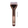 MAANGE Professional Foundation Brush - Soft Nylon Bristles, Elegant Brown Handle - For BB Cream, Liquid Foundation & Powder - Travel-Friendly