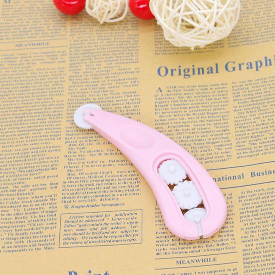 Fondant Cake Embosser 4-Wheel Sugar Craft Paste Cutter Icing Stitching DIY Tool