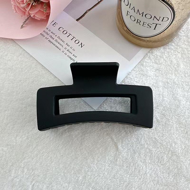 13cm Extra Large Frosted Square Claw Clip - Versatile Hair Accessory