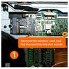 EP-043-BK NGFF A+E-Key Male To NVME M-Key Female Extension Adapter for Laptop Mainboard SSD