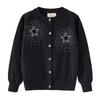 New Children's Clothing Matching Skirt Five-pointed Star Hot Diamond Girls Knitted Cardigan Jacket Children's Sweater