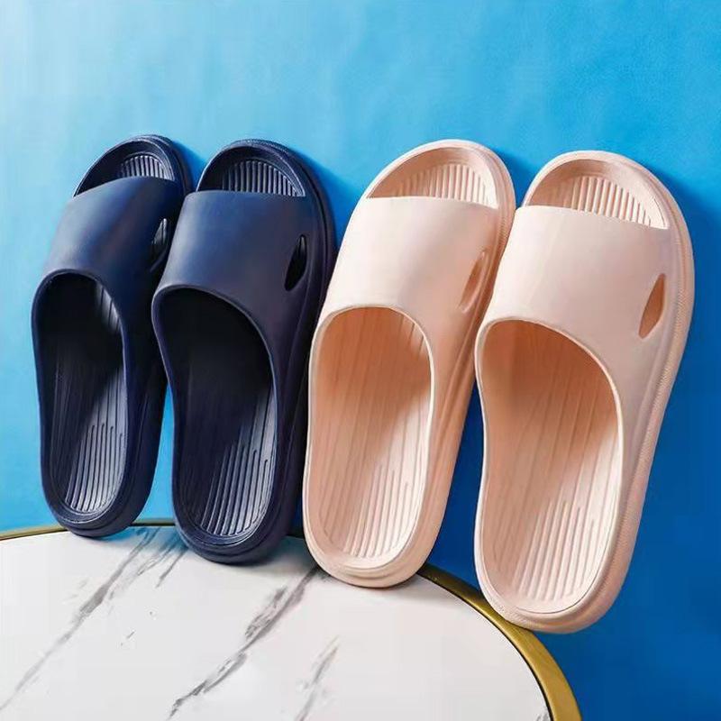 Slippers Couple Slippers Men And Women Slippers Summer Sandals And Slippers Fashion Casual Thick Bottom Beach Bathroom Slippers