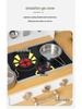 Wooden Light Luxury Neon Kitchen Playset for Kids - Role-Playing Toy for Kindergarten & Parent-Child Fun