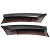2x Front Bumper Lip Splitter Flap For BMW 3 Series E90 E91 320i 330i 2005-2008 Bumper Splitter Strip Plastic Replacement