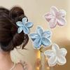 Farbverlauf Frangipani Haarspange Damen Vielseitig Süß Resort Fee Haifisch-Clip Vintage Haaraccessoires