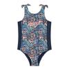 Childrens/Kids Vacation Floral One Piece Swimsuit