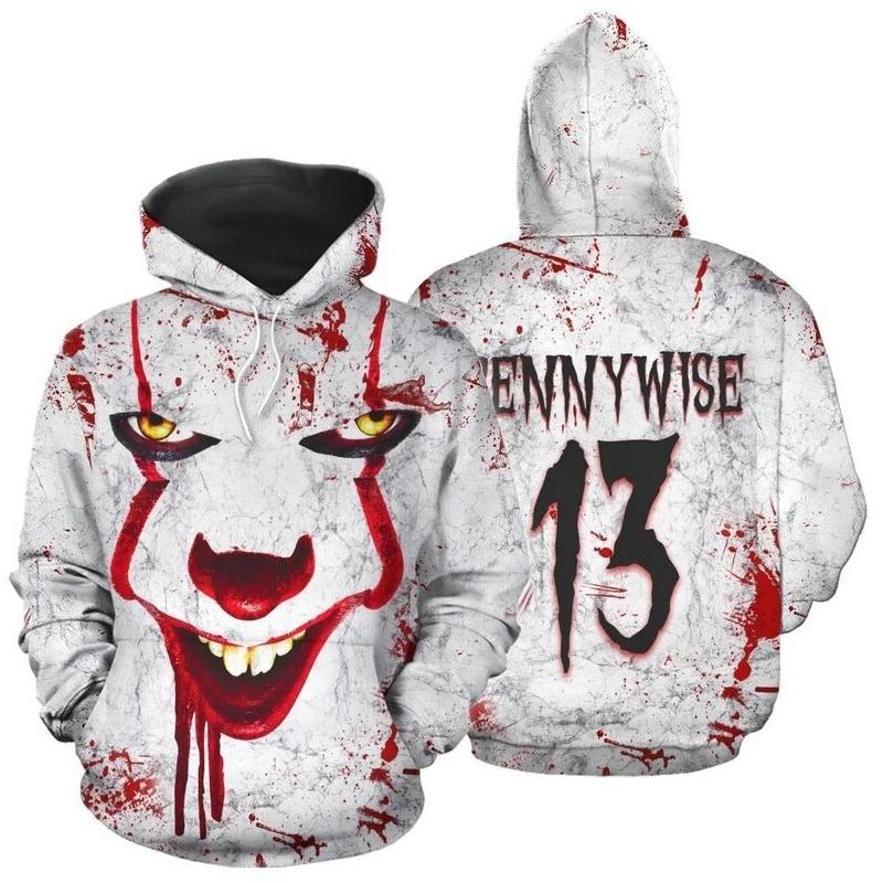 You Can't Kill The Boogeyman Horror Movie Hoodies Men Blood Splatter 3D Printed Sweatshirts Women Halloween Hoody Pullovers Tops
