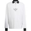 Letter Embroidery Color Matching Loose Long Sleeve Polo Shirt IM4585