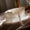 Stile Etnico Boemo Argento Retrò Bracciale Largo Per Donne Fiore Intagliato Apribile alla Moda Bracciale Gioielli Vintage Boho