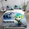 Nieuw Spel Palworld Beddengoed Set Beddengoed Set Beddengoed Dekbedovertrek Laken Kussensloop Bed Zacht Dekbedovertrek Volledig Queen King Maat