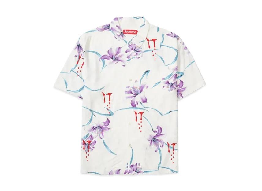 Supreme AOI Lilies S/S Shirt "White"