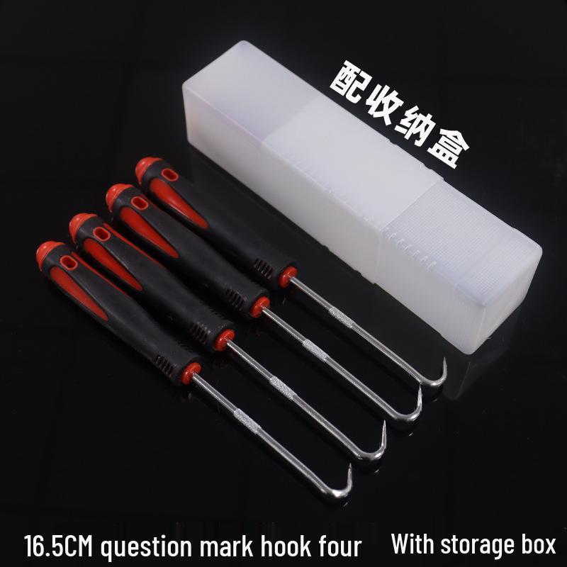 4-Piece Oil Seal Hook and Puller Tool Set for Automotive Repair