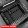 for Hyundai Palisade 2026 Center Console Armrest Double-layer Storage Box Tray Organizer Car Interior Accessories Tidying