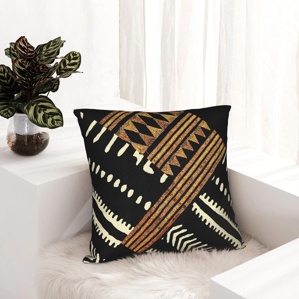 Afrozentrischer Schlammtuch Kissenbezug Bedruckter Kissenbezug Dekorationen Afrikanischer Überwurf Kissenbezug Hülle Zuhause Dropshipping 40X40cm
