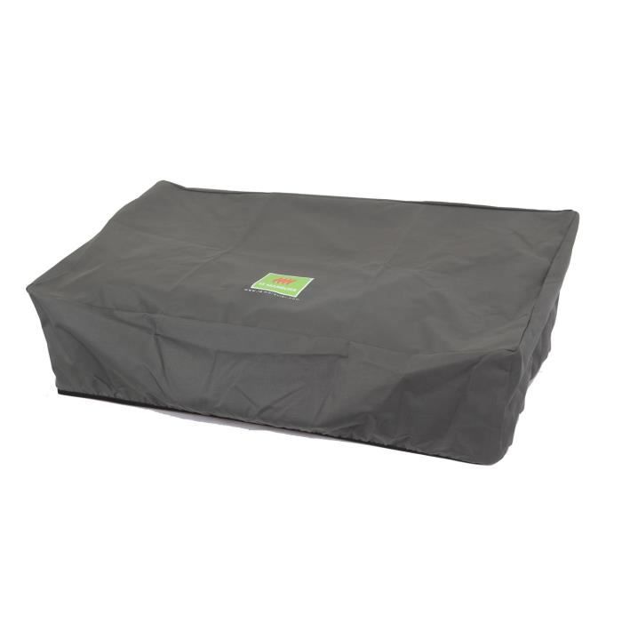 Housse - LE MARQUIER - 90x50x30 cm - PVC - Noir - Pour planchas 75 cm