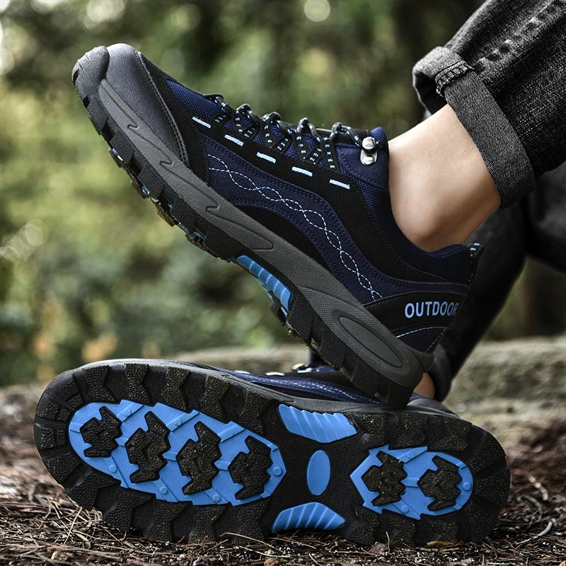 Summer Men Casual Sneakers Breathable Mesh Shoes Mens Non-Slip Outdoor Hiking Shoes Mens Climbing Trekking Shoes Zapatos Hombre