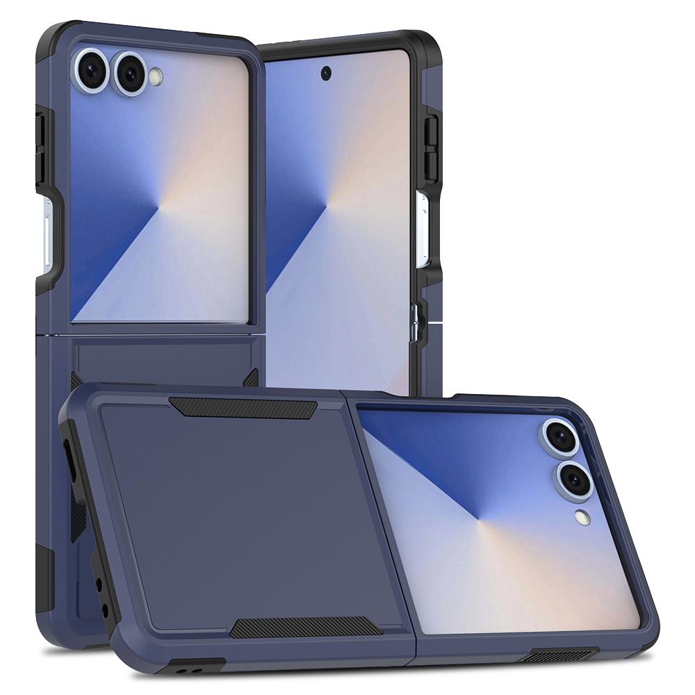 Luxuriöse Armor Otter-Box Handyhülle für Samsung Galaxy Z Flip 7 6 5 4 Splicing Color Bumper Stoßfester Schutz Harte Rückabdeckung