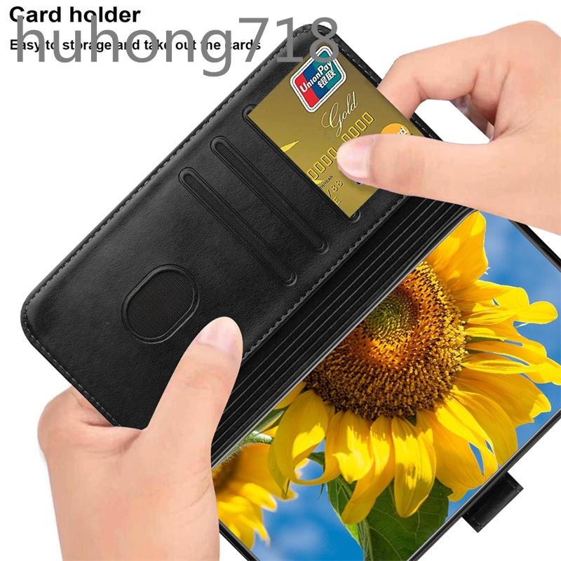 For Realme C12 C15 C25 C25S C30 C30S C33 2022 2023 C51 C53 C55 C61 C63 C65 C67 C75 4G 5G Case Leather Wallet Flip Casing with Card Holder Cover